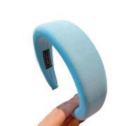 Headband Women Girls, Headband Wide, Thick Sponge Hair Band, Fashionable Headbands, Hair Accessories for Girls, Bridal, Wedding, Makeup, Gifts, Easter Party, 1 Piece, Sky Blue