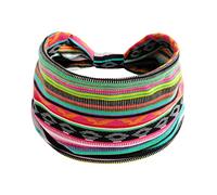 Headband Yoga Headband Ladies Headband Hair Wide Wicking Knotted Elastic Running Non-Slip Headband Sports Headband Hijab Elastic Heardband Headbands Fit like (B, One Size)
