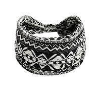 Headband Yoga Headband Ladies Headband Hair Wide Wicking Knotted Elastic Running Non-Slip Headband Sports Headband Hijab Elastic Heardband Headbands Fit like (E, One Size)