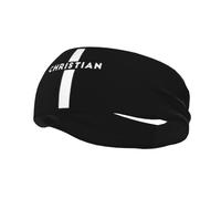Headbands Cross is A Christian Religious Symbol Sweatband for Women Men-Yoga Sweat Band Elastic Wide Hair Bands for Sports Fitness