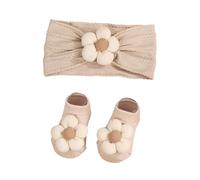 Headbands for - Soft and Secure Textile - Hair Accessories with Socks - for Child Boy Walking Photo Birthday Home Outdoor Christening Ceremony Daily
