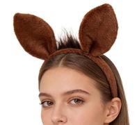 Headbands for Women,Adorable Horse Ears Design Comfortable - Spa Headband for Washing Face - for Masquerade Balls Stage Performances Traveling Holiday Home Spa Bathroom Party