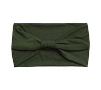 Headbands For Women African Boho Wide Knotted Head Wraps Turbans (Army Green One Size)