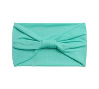 Headbands for Women African Boho Wide Knotted Head Wraps Turbans (Mint Green, One Size)