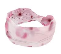 Headbands for Women, Beautiful Pink Cherry Blossom Pattern Fashion Wide Headband, Cross Elastic Head Wrap, Sweat Sport Workout Turban Headband