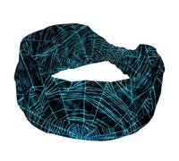 Headbands for Women Girls, Web Reconstruction Soft Wide Headband, Stretchy Knotted Headwraps, Fashion Sports Hairdband for Workout Yoga, Gym, Running