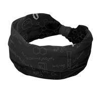 Headbands for Women, Hand Drawn Chemistry Blackboard Yoga Workout Headband, Elastic Criss Hairband, Soft Hairwrap, Fashion Turban Head Band