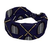 Headbands for Women, Kendo Is Cool Wide Headband, Twist Knotted Yoga Workout Hairband, Soft Elastic Headwrap, Fashion Hair Accessories