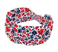 Headbands for Women Little Flower Pattern Stretchy Head Bands Hair Accessories Wide Soft Hairband for Yoga Workout Sport Running Travel