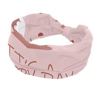 Headbands for Women, Lovely Fox It's a Happy Day Wide Headband, Twist Knotted Yoga Workout Hairband, Soft Elastic Headwrap, Fashion Hair Accessories