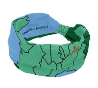 Headbands for Women, Map of Lyon City Green Fashion Wide Headband, Cross Elastic Head Wrap, Sweat Sport Workout Turban Headband