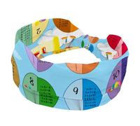 Headbands for Women, Math Times Tables Sky Theme Yoga Workout Headband, Elastic Criss Hairband, Soft Hairwrap, Fashion Turban Head Band