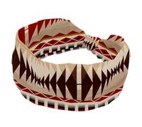 Headbands for Women, Native American Pattern Yoga Workout Headband, Elastic Criss Hairband, Soft Hairwrap, Fashion Turban Head Band