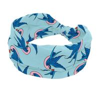 Headbands for Women, Old School Tattoo Pattern Wide Headband, Twist Knotted Yoga Workout Hairband, Soft Elastic Headwrap, Fashion Hair Accessories
