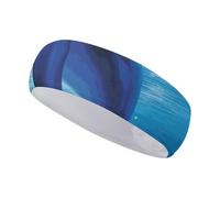 Headbands for Women Sports Headband Cute Dolphins Printed Workout Headband Hairband for Yoga Bike Cycling Basketball