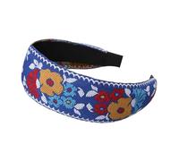 Headbands For Women - Wide Wrap For Boho Style, Non-slip Elastic Turban, Vintage Floral Embroidered Accessory | Headband For Girls To Wear Each