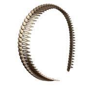 Headbands For Women With Long Teeth Comb For Anti Slip Grip Plain Hair Hoop Skinny Black Hairbands