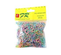 Headbands Girls Set 1000 / Pack Girls Colourful Fashion Disposable Rubber Elastic Hair Band Ring Diving (D, One Size)