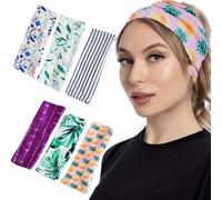 Headbands Pack-08 Elastic,Trendy Boho Headbands for Women,Exercise&Yoga(Spring)