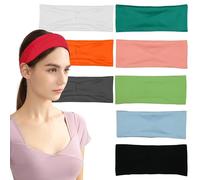 Headbands Pack-08 Elastic,Trendy Boho Headbands for Women,Exercise&Yoga(Spring)