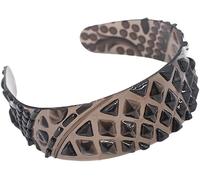 Headbands,Plastic Wide Headbands,Textured 3D Pineapple Pattern Headband,for Girls,Women (Black)