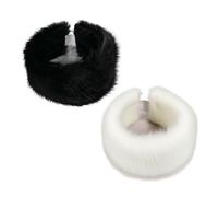 Headbands Plush Headwrap for Casual Sport Outfit Windproof Hairhoop Hat with Open Top Design for Outdoor 2PCS Plush Headbands Hat