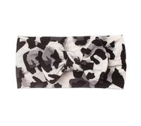 Headbands,Wide Leopard Hair Turban Head Wraps Bows Head Wrap Soft Stretchy For Children's Daily Wear & Photography For 0-2 Years Old