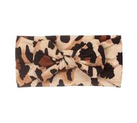 Headbands - Wide Leopard Kids Headband - Soft Stretchy Bows Headband For Girls For 0-2 Years Old
