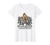 Headbanging Around The Christmas Tree Metal Christmas Value Graphic T-Shirt