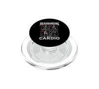 Headbanging Is My Cardio Funny Metal Music Metalhead Workout PopSockets PopGrip for MagSafe