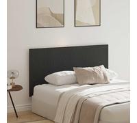 Headboard 160cm Black Oak Engineered Wood Slim Wall-Mounted Modern Design Panel
