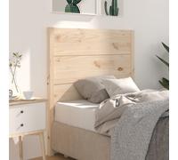 Headboard 81x4x100 cm Solid Wood Pine Berkfield Home Brown One Size