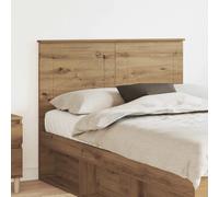 Headboard Artisan Oak 100cm Adjustable Wall-Mounted Engineered Wood Minimalist.