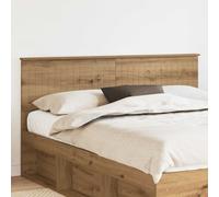 Headboard Artisan Oak 163x7x90cm Engineered Wood Modern Rectangular Minimal Slim