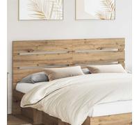 Headboard Artisan Oak 203x3x100cm Engineered Wood Modern Rectangular Durability