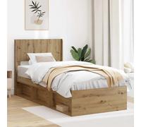 vidaXL Headboard Artisan Oak PB