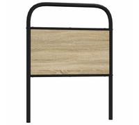Headboard Bed Header Bedroom Bed Headboard Steel and Engineered Wood vidaXL