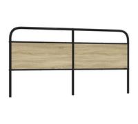 Headboard Bed Header Bedroom Bed Headboard Steel and Engineered Wood vidaXL