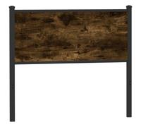 Headboard Bedroom Bed Headboard Bed Header Engineered Wood and Steel vidaXL