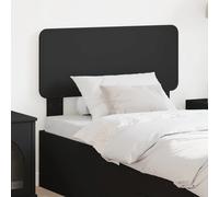 Headboard Black Oak 102x3x90cm Engineered Wood Modern Minimal Wall Support Panel