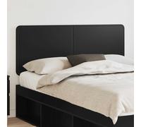 Headboard Black Oak 143x3x100cm Engineered Wood Rectangular Modern Solid Panels