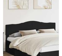 Headboard Black Oak 183x3x90cm Engineered Wood Minimalist Modern Solid Frame UK