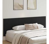 Headboard Black Oak 240cm Engineered Wood Wall-Mount Slim 1.5cm Modern for King