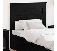 Headboard Black Oak 83x7x100cm Engineered Wood Minimal Modern Rect Durable Sleek