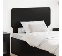 Headboard Black Oak 93x3x90cm Engineered Wood Modern Minimalist Panel For Beds -
