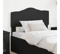 Headboard Black Oak Engineered Wood 102x3x90 cm Modern Rectangular Panel SleekXL