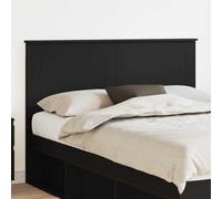 Headboard Black Oak Engineered Wood 140cm Wall-Mount Adjustable 143x7x100cm Slim