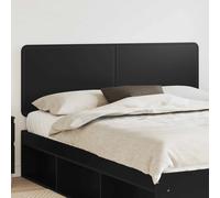 Headboard Black Oak Engineered Wood 163 x 3 x 100 cm Rectangular ContemporaryFit