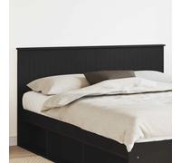 Headboard Black Oak Engineered Wood 163x90x7cm Modern Minimalist Sleek 160 Large