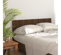 Headboard Brown Oak 160x1.5x80 cm Engineered Wood Slim Panel Bed Backrest Modern